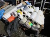 PALLET W/ ASSORTED SIZED ROLLS OF FLEXGARD HOUSE WRAP