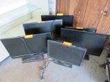 (6) COMPUTER MONITORS, ASSORTED SIZES AND MAKES