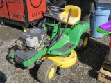 JOHN DEERE 15 HP GARDEN TRACTOR, 38'' MOWER DECK