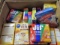 2 BOXES - JIF BARS, CAKE AND ROLL MIXES AND CANNED SOUP