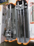 LOT OF 3 HDX 14'' TILE CUTTERS