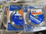 LOT OF 4 AVANITE AND 3 KD DIAMOND BLADES ASSORTED 7''