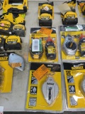 LOT 2 DEWALT 100' CHALK LINES AND 2 DEWALT 25' TAPES