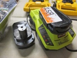 RYOBI 18 VOLT CHARGER C/W 2 BATTERIES