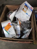 BOX OF ASSORTED 3 M RESPIRATORS AND MASK