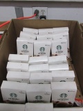 BOX OF VIA STARBUCKS INSTANT COFFES - 8 CARMEL LATTE AND 16 MOCHA