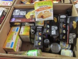 2 BOXES- TACO BELL TACO KITS, NATURE VALLEY BISCUITS, DENNISONS HOT CHILLI