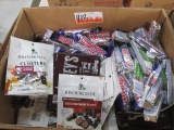 BOX OF BABY RUTHS, HEERSHEYS, 3 MUSKETEERS CANDIES