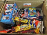 BOX BABY RUTHS, BUTTERFINGERS, HERSHEYS, M&M'S CANDIES