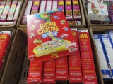 2 BOXES LUCKY CHARMS AND RAISIN BRAN CEREALS