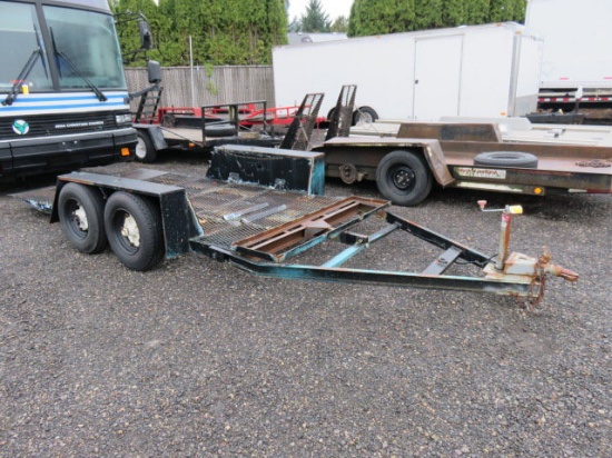 1976 DIAMO 14' TILT DECK UTILITY TRAILER