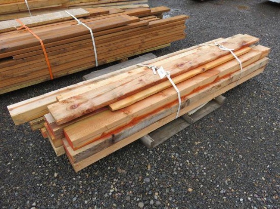(7) 4'' X 8'' X 8' BEAMS & ASSORTED LUMBER