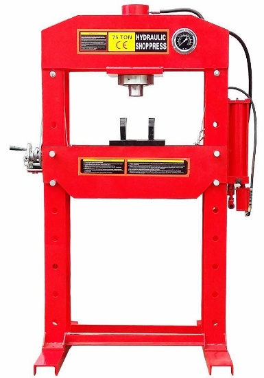 75 TON HYDRAULIC SHOP PRESS