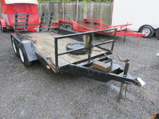 1993 HOMEMADE 5'3" X 12' TANDEM AXLE TRAILER