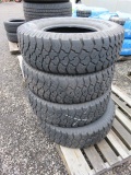 (4) GOODYEAR WORKHORSE LT245/75R16 STUDDED TIRES