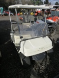 YAMAHA GAS POWERED GOLF CART W/CANOPY & GOLF BAG RACK