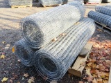 PALLET W/ (3) PARTIAL ROLLS OF 5' FIELD FENCE
