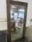 TRIMMED BEVEL MIRROR APPROX 6' X 3'
