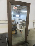 TRIMMED BEVEL MIRROR APPROX 6' X 3'