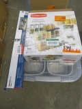 LOT ASSORTED STORAGE ITEMS