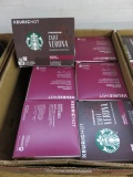 STARBUCKS CAFFE' VERONA 6 BOX OF 32 KCUPS