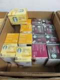 STARBUCKS 15 BOX OF 10 KCUPS CAFFE' VERONA, VERANDA BLEND & SUMATRA