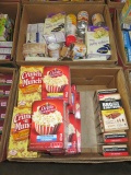 2 BOXES ORVILLE POPCORN, CRACKERS, KC MASTERPIECE DRY RUB AND NESTLE LACHER