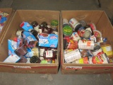 2 BOXES CANNED AND JAR GOODS