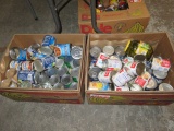 2 BOXES ASSORTED CANNED GOODS