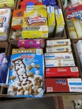 2 BOXES GOLDEN GRAHMS, AND ASSORTED CEREALS