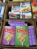 2 BOXES LIFE AND CHEX CEREALS