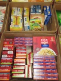 2 BOXES RICE A RONI AND NUTRITION BARS