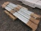 PALLET W/ (6) BUNDLES OF 8' HIGH COLLAPSIBLE SECURITY FENCE