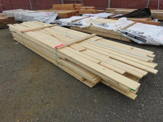 ASSORTED SIZE & LENGTH PINE BOARDS