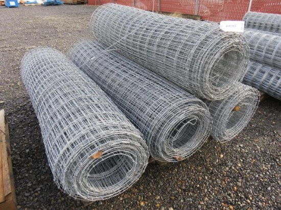 (4) ROLLS 5' FIELD FENCING