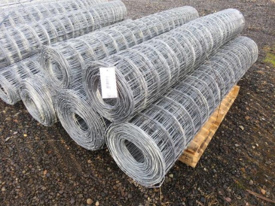 (5) ROLLS 6' FIELD FENCING