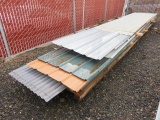 PALLET W/ ASSORTED TIN ROOFING