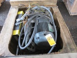PALLET W/ ELECTRIC HYD POWER UNIT, 5HP, 3 PHASE
