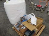 PALLET W/ SECURITY CAMERAS, CABLES, &OTHER MISCELLANEOUS OFFICE EQUIPMENT