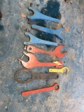 LOT OF SPANNER WRENCHES