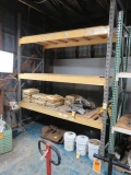 PALLET RACKING - (2) 44'' X 12' UPRIGHTS & (6) 9' CROSSARMS