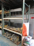 PALLET RACKING - (2) 40'' X 10' UPRIGHTS & (4) 8' CROSSARMS