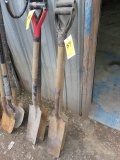 (2) NARROW HEAD SHOVELS