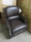 GARNETT PUSH BACK CHAIR ESPRESSO LEATHER