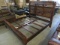KING SIZE MAHARAJA BED FRAME, WOOD HEAD, FOOT AND SIDE BOARDS