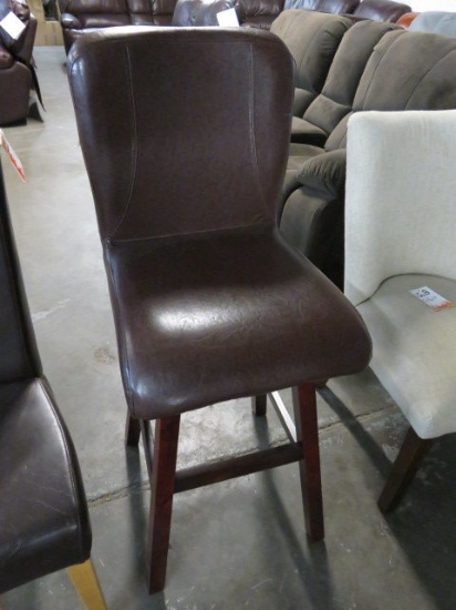 SWIVEL PUB CHAIR MDL#D310 CONCORD LEATHER