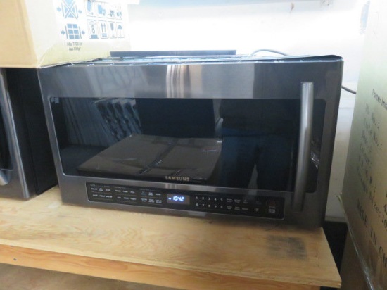 SAMSUNG MDL#ME21H706MQG MICROWAVE OVEN, 2.1 CUBIC FOOT, WORKS