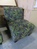 INDICA DARK ARMLESS CHAIR MICROFIBER