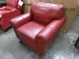 CHAIR RED LEATHER