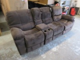 SECTIONAL 4 PIECE, COLOR BELUGA, LEFT HAND FACING RECLINER, RIGHT HAND FACI